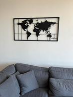 Wanddecoratie wereld, staal, Ophalen, Zo goed als nieuw, 100 tot 125 cm, 50 tot 75 cm