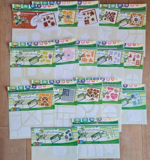 17 verschillende sjablonen - verschillende thema's en vormen, Hobby en Vrije tijd, Knutselen, Nieuw, Materiaal, Verzenden