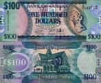 guyana 100 dollars 2019 unc, Postzegels en Munten, Bankbiljetten | Amerika, Zuid-Amerika, Verzenden