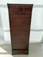 Retro, vintage rolluik kast, antiek roldeur kast, archief, Ophalen, Huis en Inrichting