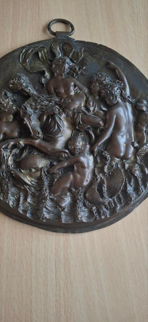 Franse plaquette 17 de eeuw, Ophalen of Verzenden