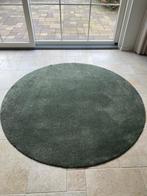 Groen rond vloerkleed, Huis en Inrichting, Stoffering | Tapijten en Kleden, Rond, 200 cm of meer, Ophalen of Verzenden, Zo goed als nieuw