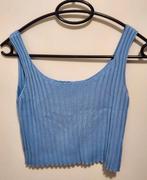 crop top kleur baby blauw, maat m, merk shein, Kleding | Dames, Tops, Maat 38/40 (M), Blauw, Ophalen of Verzenden, Zo goed als nieuw
