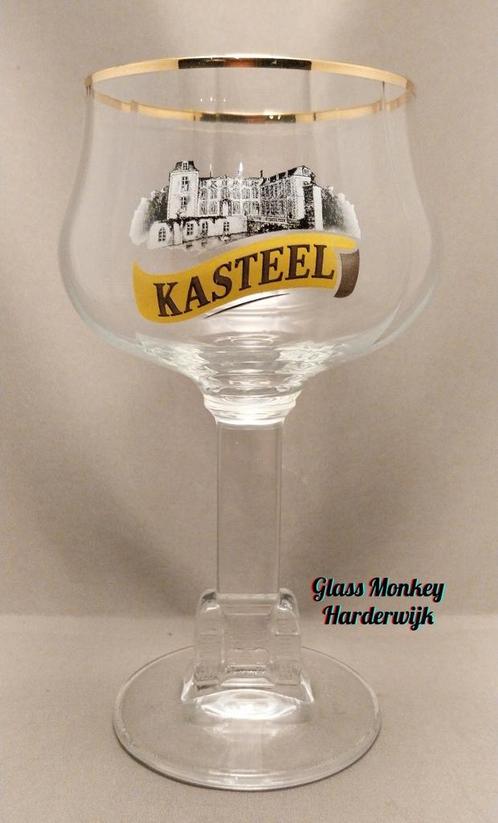 Kasteel bierglas. 25cl, Verzamelen, Biermerken, Zo goed als nieuw, Glas of Glazen, Overige merken, Ophalen of Verzenden