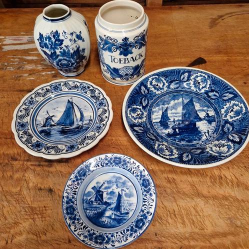 Partijtje Delftsblauw, Antiek en Kunst, Antiek | Keramiek en Aardewerk, Ophalen of Verzenden