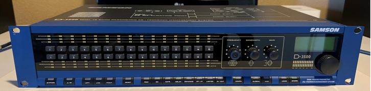 Samson D-3500 Digitale 2x 15-band parametrische EQ, Audio, Tv en Foto, Overige Audio, Tv en Foto