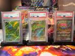 Kanto Starters PSA 9 - 151 Serie, Hobby en Vrije tijd, Verzamelkaartspellen | Pokémon, Ophalen of Verzenden, Zo goed als nieuw