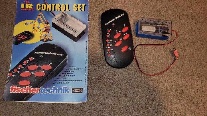 fischertechnik IR control zender + ontvanger (blauw), Hobby en Vrije tijd, Modelbouw | Radiografisch | Overige, Zo goed als nieuw
