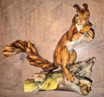 Eekhoorn Beeld - 23x31x12 cm beschikbaar voor biedingen