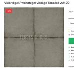 Vloertegel / wandtegel vintage Tobacco 2020 -Nieuw - 6m2, Doe-het-zelf en Verbouw, Tegels, Ophalen, Keramiek, Nieuw, 20 tot 40 cm