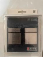 40x Duraline Cube Brushed Nickel - Nieuw, Doe-het-zelf en Verbouw, Hang- en Sluitwerk, Ophalen, Nieuw, Rvs, Overige typen