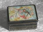 Vintage Blikje Vogel Roodborstje - Container Made In Holland, Ophalen, Gebruikt, Overige, Overige merken
