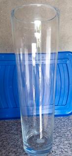 Glazen vaas., Huis en Inrichting, Woonaccessoires | Vazen, Minder dan 50 cm, Glas, Zo goed als nieuw, Ophalen