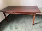 Antieke eettafel, Ophalen, Gebruikt, 100 tot 150 cm, Teakhout
