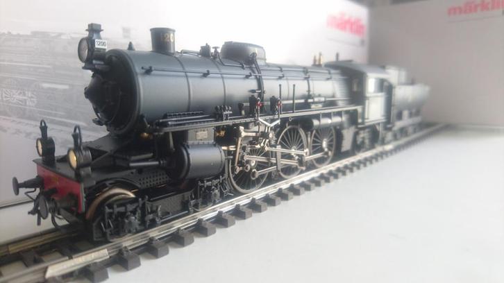 Marklin - Stoomloc F 1200 SJ - MfxPLUS+Geluid+Rook - 39490, Hobby en Vrije tijd, Modeltreinen | H0, Zo goed als nieuw, Locomotief