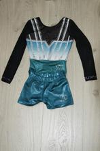 Turnpakje Sparkle & Dream maat INT 140 + broekje, Zo goed als nieuw, Turnpak(je), Groen, Kindermaat 122 t/m 140