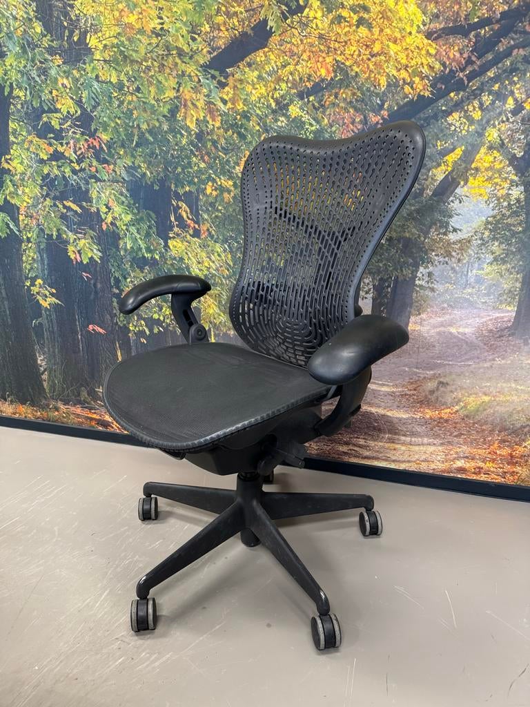 Herman Miller Luxe Bureaustoel - Instelbaar, Gebruikt, Zwart, Ophalen of Verzenden, Bureaustoel