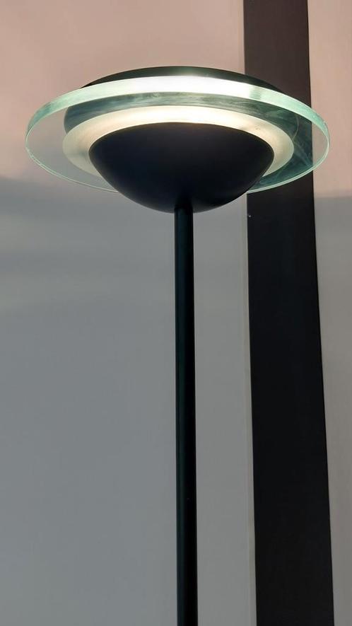 Herda vloerlamp jaren '80 Memphis style., Huis en Inrichting, Lampen | Vloerlampen, Glas, Metaal, Ophalen