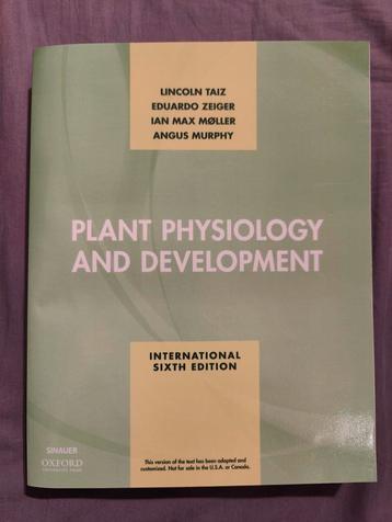 Plant Physiology and Development 6th ISBN 9781605357454 beschikbaar voor biedingen
