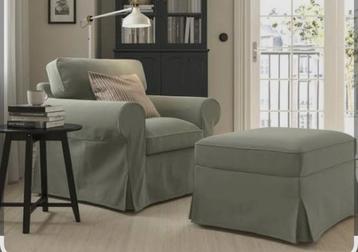 IKEA Ektorp fautuill en poef - afbeelding 4