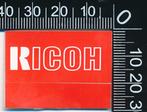 Sticker: Ricoh (Mini), Verzamelen, Ophalen of Verzenden