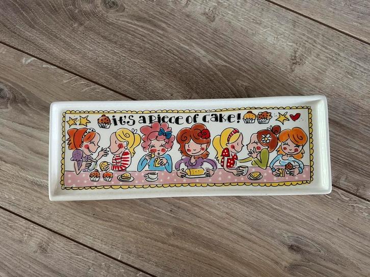 Cakeschaal - Blond Amsterdam Servies, Huis en Inrichting, Keuken | Servies, Zo goed als nieuw, Bord(en), Wedgwood, Aardewerk, Ophalen