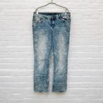 Red Button Jeans Maat 42 Blauw Acid Wash SRB 2205 Flair, Kleding | Dames, Rv, Zo goed als nieuw, W33 - W36 (confectie 42/44), Rb