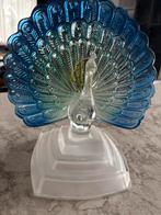 Glazen pauw van Cristal d’arques, Antiek en Kunst, Ophalen