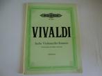 Vivaldi Sechs Violincello Sonaten Bladmuziek, Ophalen, Zo goed als nieuw, Artiest