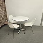 VDS ronde kantoortafel met 3 Vitra Eames stoelen, Niet ingevuld, Gebruikt, Niet ingevuld, Niet ingevuld