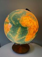 Vintage globe tafellamp, Ophalen of Verzenden, Hout, Minder dan 50 cm