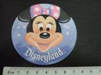 grote button disneyland minnie mouse, Verzamelen, Speldjes, Pins en Buttons, Verzenden, Zo goed als nieuw, Figuurtje, Button