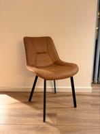 Eetkamerstoel cognac kunstleder set van 6 nieuw, Ophalen of Verzenden, Nieuw, Bruin, Vijf, Zes of meer stoelen