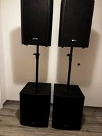 Ecler geluidset zeer netjes (compleet met versterker), Audio, Tv en Foto, Luidsprekers, Straatnaam 1234AG plaatsnaam, Overige typen