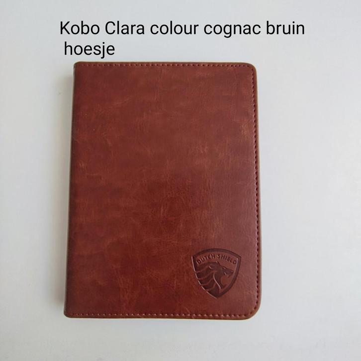 Kobo Clara Colour  Cognac Bruin hoesje, Computers en Software, E-readers, Zo goed als nieuw, 6 inch of minder, Ophalen of Verzenden