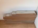 Grijs laminaat, 50 tot 150 cm, Ophalen of Verzenden, Zo goed als nieuw, 10 m² of meer