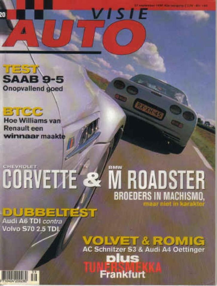 Autovisie 20 1997 : Chevrolet Corvette - BMW Z3 M Roadster, Boeken, Auto's | Folders en Tijdschriften, Gelezen, Algemeen, Ophalen of Verzenden