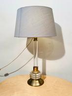 Moderne Tafellamp Acryl & Goud, Ophalen of Verzenden, Gebruikt, Glas, Minder dan 50 cm
