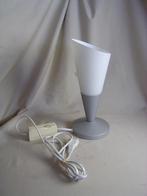 Wit glazen Tafellamp Ikea Kryolit jaren 80-90 met dimmer, Gebruikt, Jaren 80-90, Ophalen of Verzenden, Glas