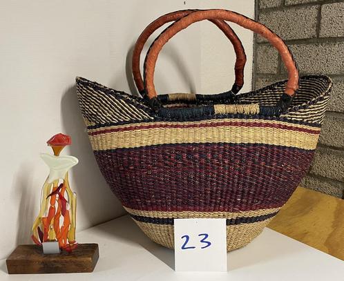 Handgemaakte Bolga Baskets van Sitra, Ghana., Sieraden, Tassen en Uiterlijk, Tassen | Damestassen, Nieuw, Shopper, Overige kleuren