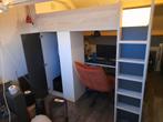 Hoogslaper met bureau en kast - praktisch en stijlvol!, Kinderen en Baby's, Kinderkamer | Stapelbedden en Hoogslapers, Ophalen