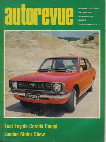 Autorevue 22 1971 : Mercedes Benz 350 SL Coupe - Toyota beschikbaar voor biedingen