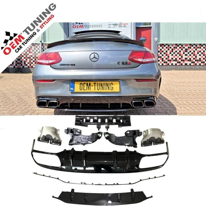 C63 AMG Diffuser | C205 A205 COUPE | 2014-2020 | OEM FITTING, Auto diversen, Tuning en Styling, Ophalen of Verzenden