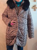 Damesjas mt tijgerprint. Mt 48 Met afritsbare capucon, Kleding | Dames, Grote Maten, Ophalen, Zo goed als nieuw, Bruin, Jas of Mantel