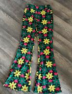 Colourful Rebel flared pants big flower, maat M, Kleding | Dames, Broeken en Pantalons, Maat 38/40 (M), Overige kleuren, Nieuw