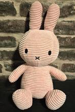 Nijntje ribbelstof roze. Bon Ton Toys., Kinderen en Baby's, Speelgoed | Knuffels en Pluche, Ophalen of Verzenden, Nieuw, Konijn