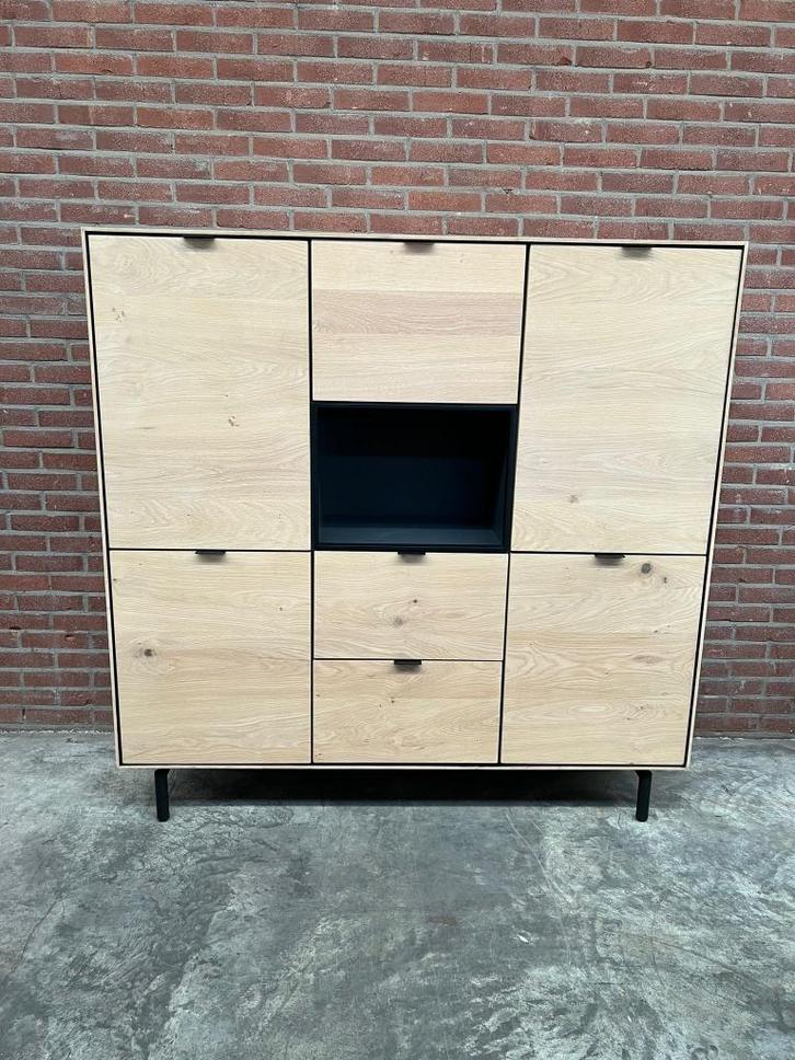 Xooon Elements dressette 150cm eiken nu voor €1299,-!, Huis en Inrichting, Lampen | Vloerlampen, Nieuw, 100 tot 150 cm, Hout, Metaal