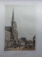 1 / Roomsch Katholieke Kerk van Leiden Steendruk +/- 1910, Ophalen of Verzenden