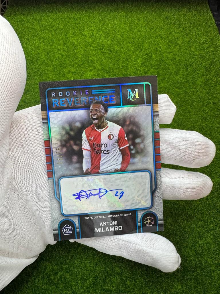 Antoni Milambo Feyenoord RC Auto /75 - Topps Museum, Ophalen of Verzenden, Zo goed als nieuw, Plaatje