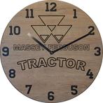 Themaklok met een Massey Ferguson tractor logo (2), Ophalen of Verzenden, Nieuw, Wandklok
